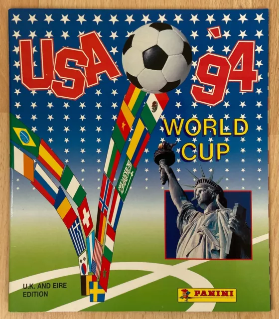 FIFA World Cup USA 94 Adesivi Album Panini (1-250) - RETRO VERDE (Regno Unito/Eire)