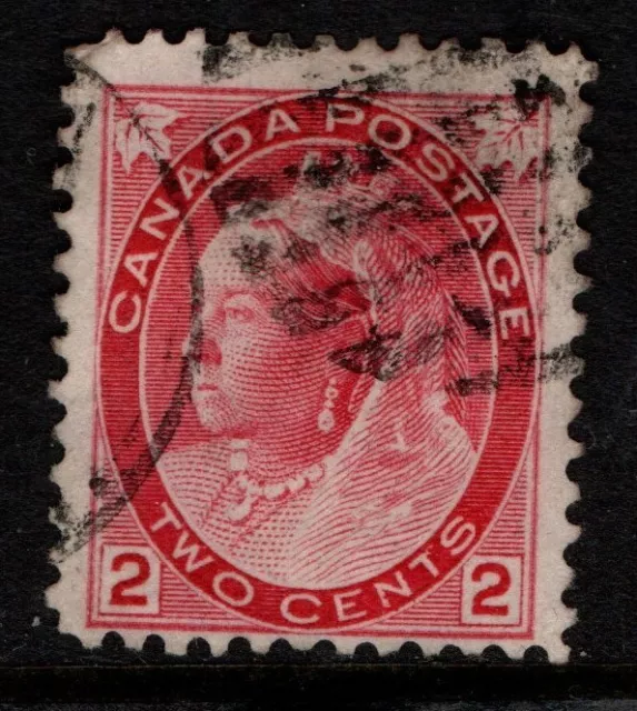 Canada 1898 1902 Queen Victoria 2c Two cents rose carmine SG155 Used