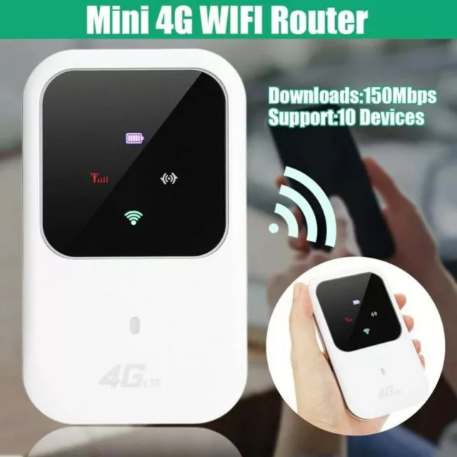 Wireless Unlocked LTE 4G Mobile Portable WiFi Router SIM Card MIFI Modem Hotspot