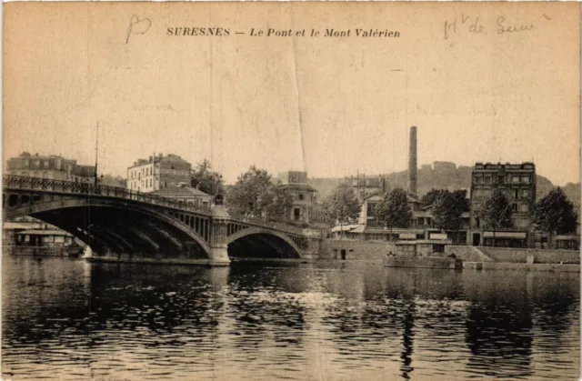 CPA SURESNES - Le Pont et le Mont Valérien (740667)