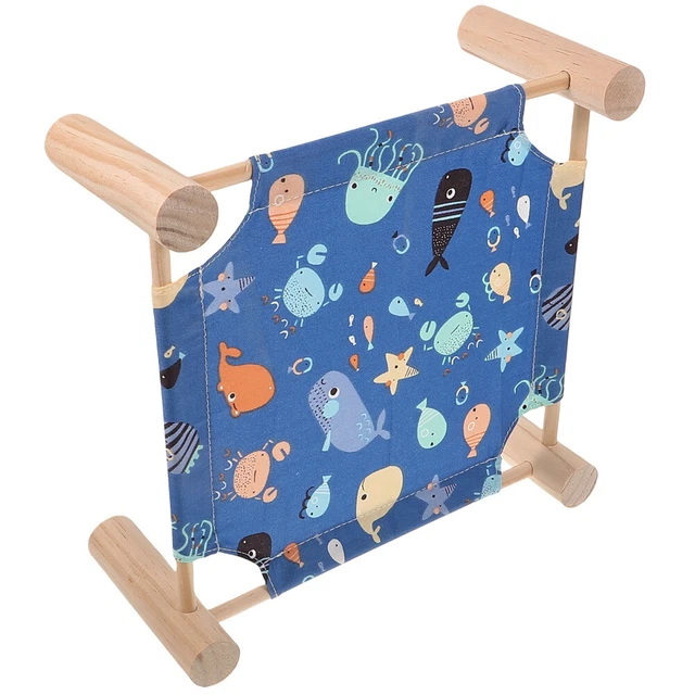 Letto a letto per riccio rimovibile piccolo letto per animali domestici letto per criceto rialzato