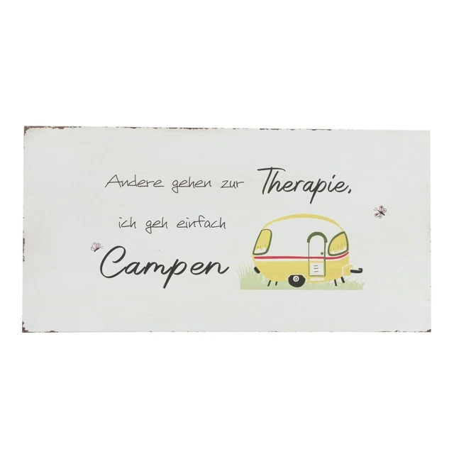 Produktbild von Garten Metallschild 'Andere Gehen Zur Therapie Ich In Meinen Garten' - 15x20cm