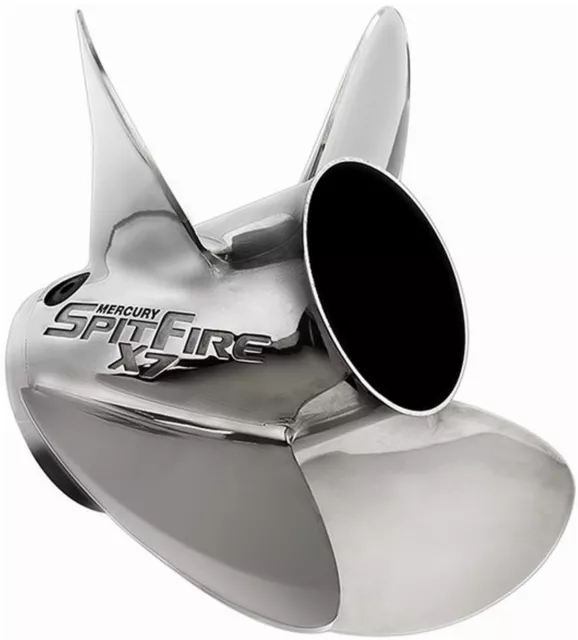 Mercury SpitFire X7 15P Stainless Propeller 40-60 Bigfoot & 75-125  48-8M0151361