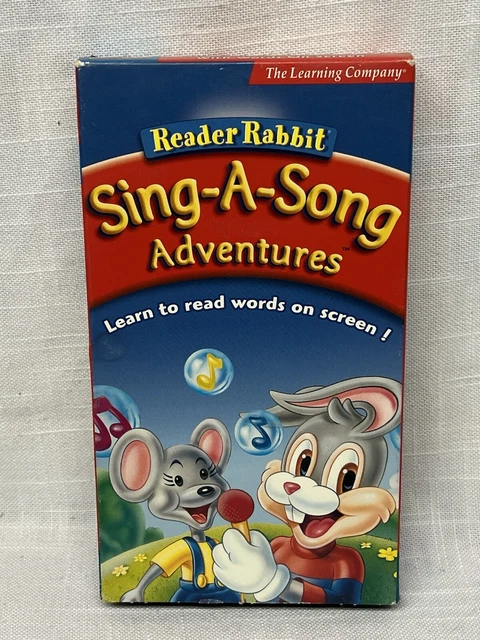Reader Rabbit Adventure READER RABBIT SING-A-SONG Adventures, Learn to Read Words on Screen ...