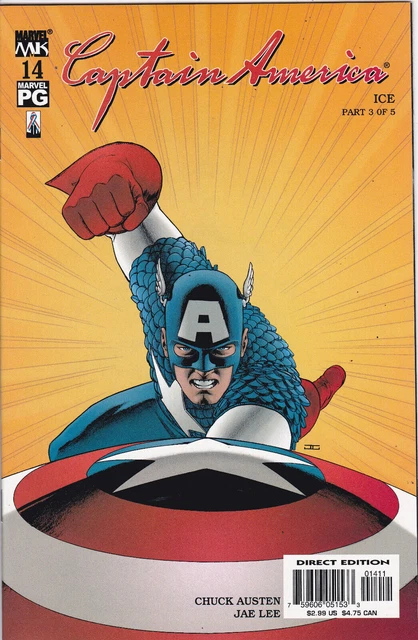 Captain America #14, Vol. 4 (2002-2004) Marvel Knights, High Grade Comic