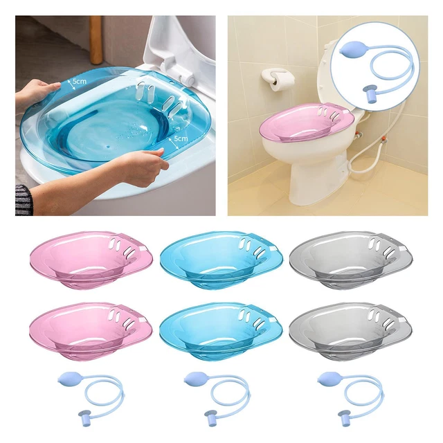 Bassin de bain de siège pour toilettes avec bidet de chasse pour bassin de