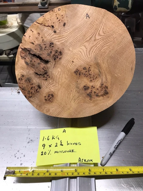 Olmo Burr / Giro de madera / Pegado / Fabricación de bolígrafos en blanco