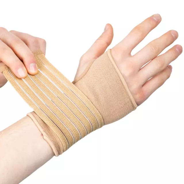 Actesso Wrist Support Sleeve Bandage Adjustable Hand Strap for Sport Sprain RSI 3