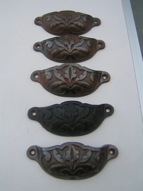 Lot De Poignées Métal Anciennes Pour Tiroirs Et Meubles - Déco Loft Industriel