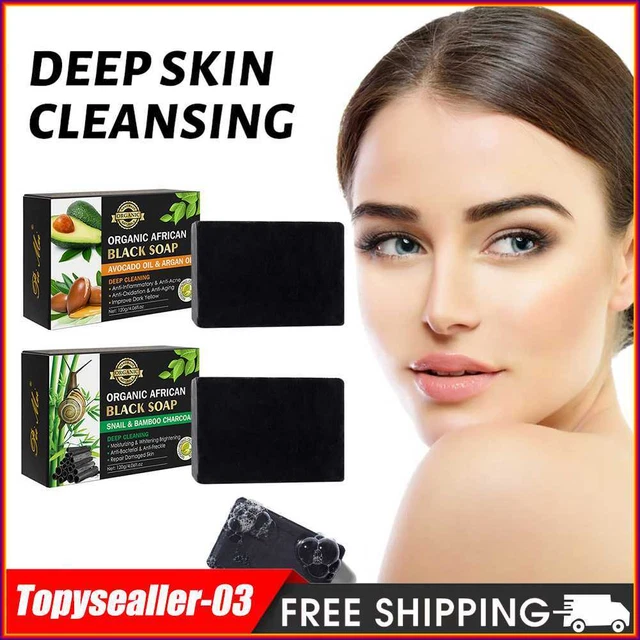 120 g jabón negro esterilización jabón limpiador natural eliminar puntos negros cuidado de la piel