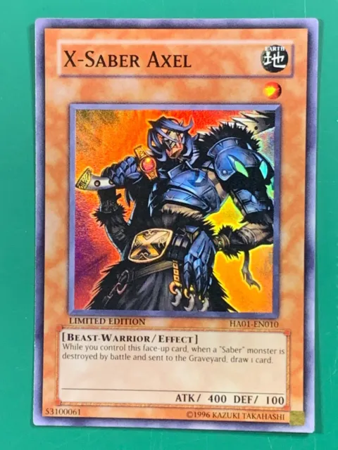 X-Saber Axel HA01-EN010 Super Rare Limited Edition [4]