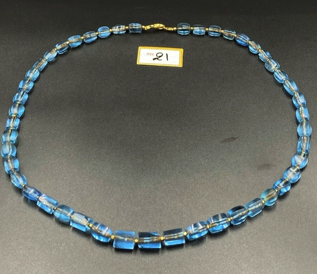 Beautiful Ancient Vintage Antique jewelry Rare Color Glass Beads Southeast Asia 3