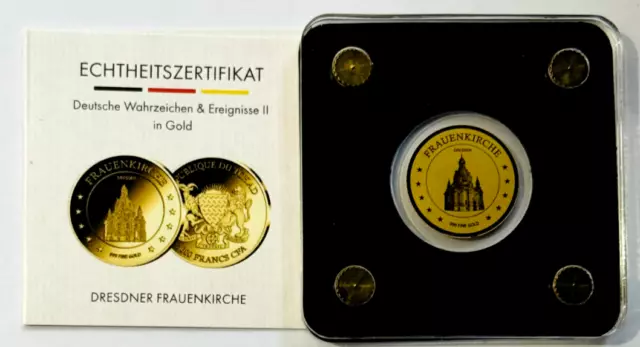 Coin | Coin Frauenkirche 2021 Fine Gold 999/1000 | Fine Gold 999/1000