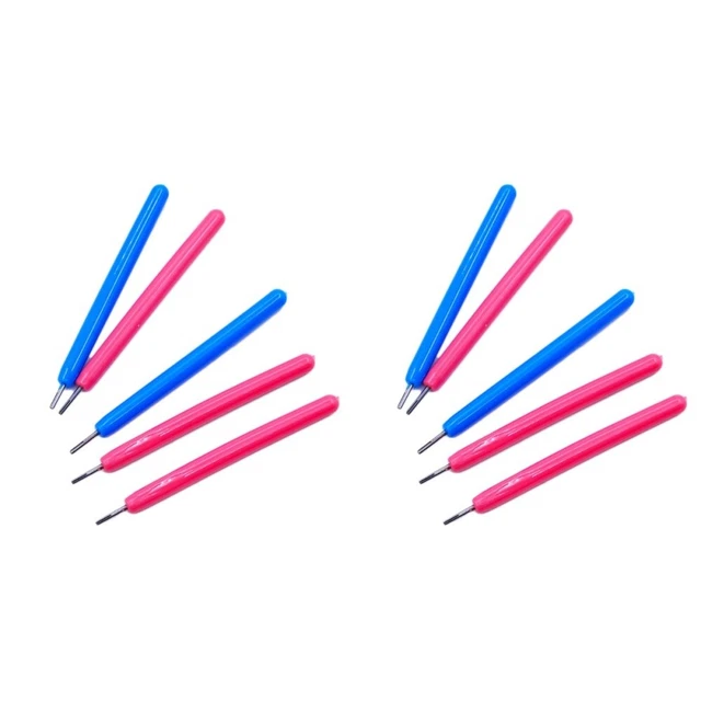 10 Pcs DIY-Tool Lockenwickler Aus Papier Papercraft-Nadel Werkzeug