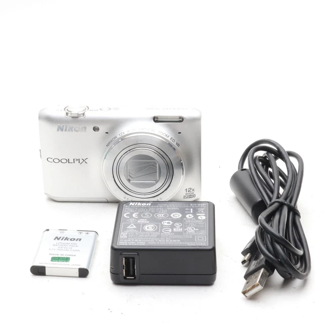 Nikon COOLPIX S6400 シルバー Amazon.com : Nikon COOLPIX S6400 16 MP Digital Camera with