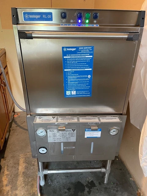 Insinger commercial dishwasher undercounter