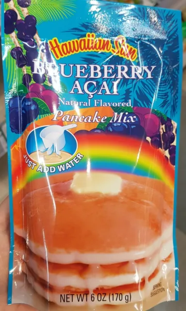 Hawaiian Blueberry Acai Pancake Mix 6oz