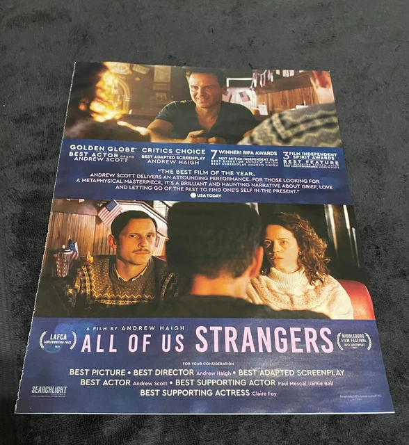 ALL OF US STRANGERS 2024 Oscar ad Andrew Scott, Paul Mescal, Jamie Bell