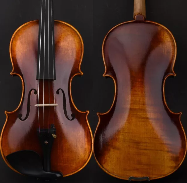 M20+ Master Antique/Old Stradivari Style Violin 4/4 European Wood Open Rich Tone