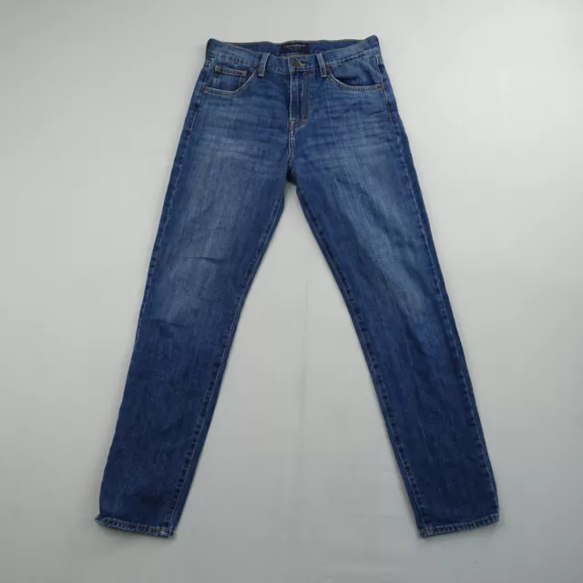 Lucky Brand Mid Rise Authentic Straight Jeans Womens 2 / 26 Blue Stretch 29" INS