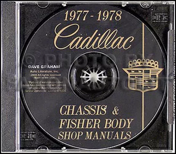 1977 1978 Cadillac Shop Manuell Und Körper CD Deville Eldorado Seville Fleetwood