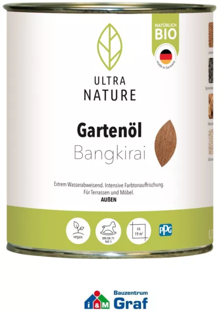 Ultra Nature Gartenöl Huile D'Abrasin pour Extérieur, 0,75 L, Bio, Vegan, 4