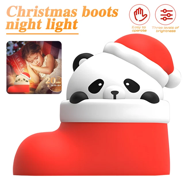 SILICONE CUTE BOOTS Night Light With Touch Sensor, Rechargeable Night