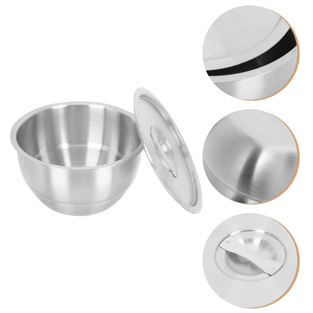 6 Mini Ciotole In Acciaio Inox - Per Salse, Snack E Spezie, 3 Oro E 3 Argento, Lavabili In Lavastoviglie - Foto 5