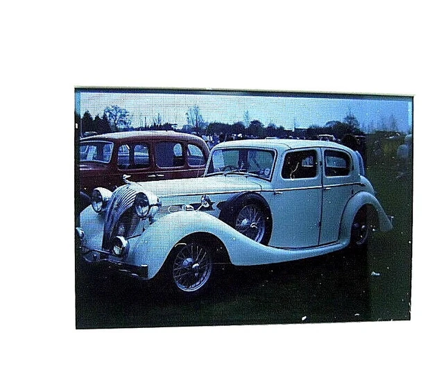 Triumph Car at a Showground in 1986. Original Mounted Kodachrome 35mm Slide