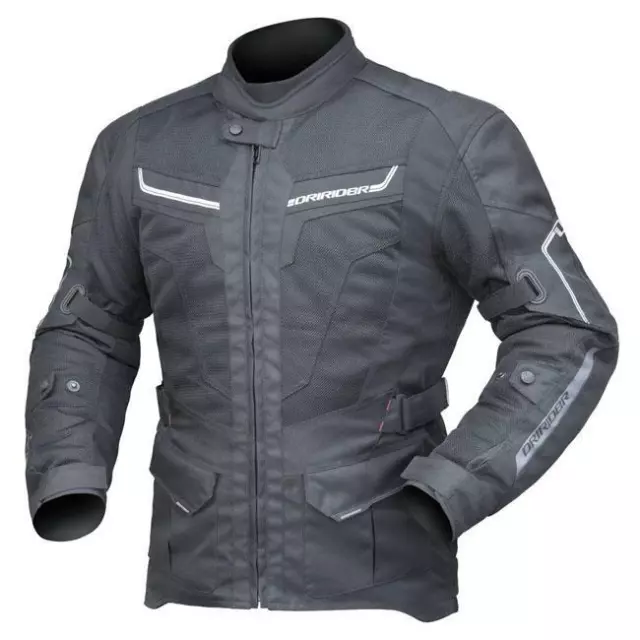 Dririder Apex 5 Airflow Motorcycle Jacket - Black