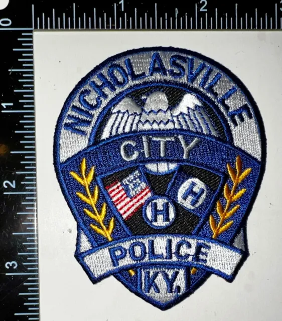 VINTAGE OBSOLETE Kentucky KY Nicholasville City Police Patch