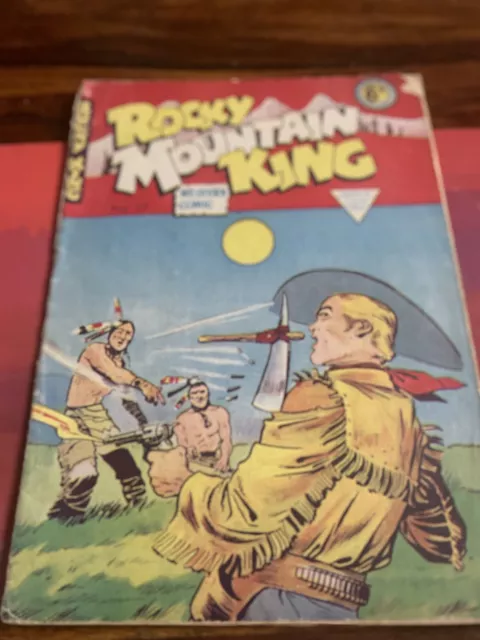 ROCKY MOUTAIN KING COMIC BOOK 1950’s VG+. MILLER PUB.