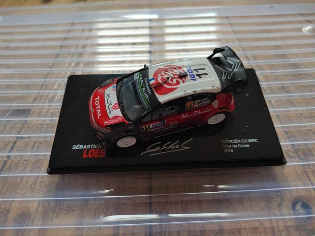 Die cast 1/43 Modellino Auto Citroen C3 WRC Tour de Corse 2018 S.Loeb