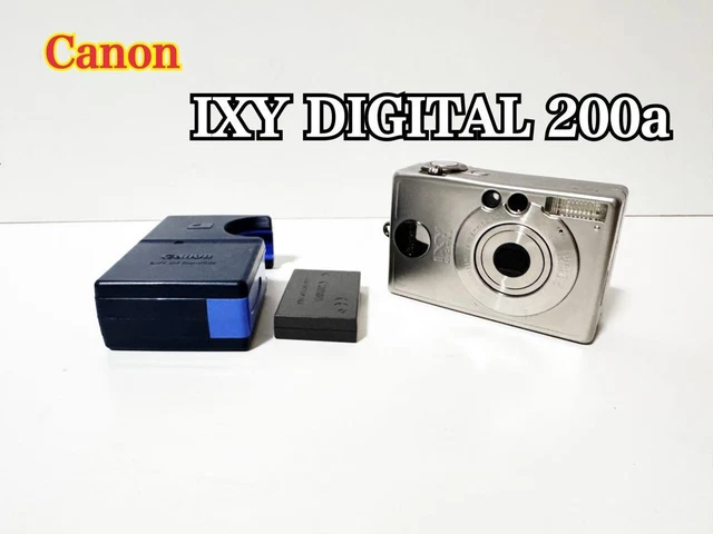 Canon デジカメIXY200a PC1022 NB-1LH CB-2LS Canon IXY DIGITAL 200A PC1022 | 1-2.9 MP | Silver | Compact