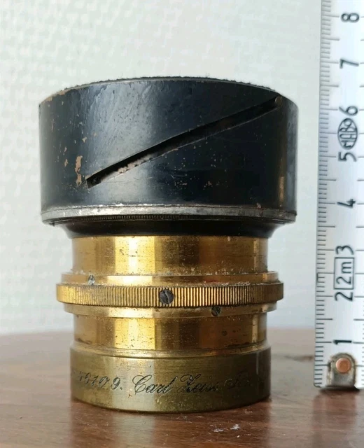 objectif ancien Boyer 1:10 F 300 lentille intérieure rayée, 10/300