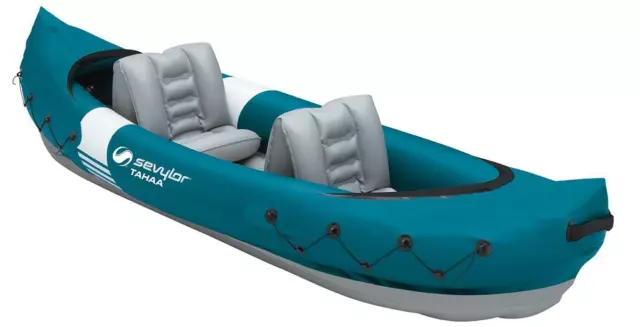 Sevylor Tahaa Kayak Inflatable Lightweight 2 Person Canoe River Watersports