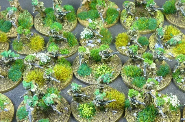 120 x 2 mm mechones de hierba estática autoadhesivos juegos de guerra base - Caos Marines Espaciales