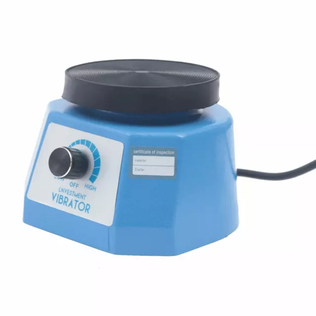 4" Dental Round Vibrating Machine Lab Shaker Oscillator Equipment Variable Speed