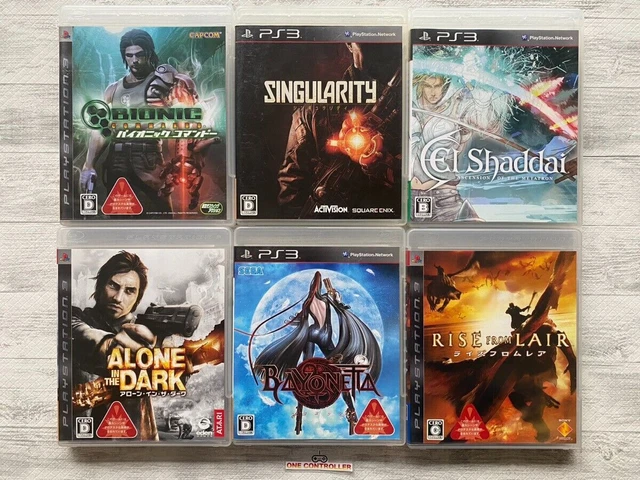 SONY PS3 BIONIC COMMANDO & Singularity & Alone in the Dark Bayonetta &El Shaddai