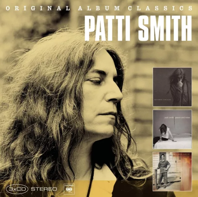 Patti Smith Original Album Classics 3-CD NEW SEALED Gone Again/Peace And Noise+