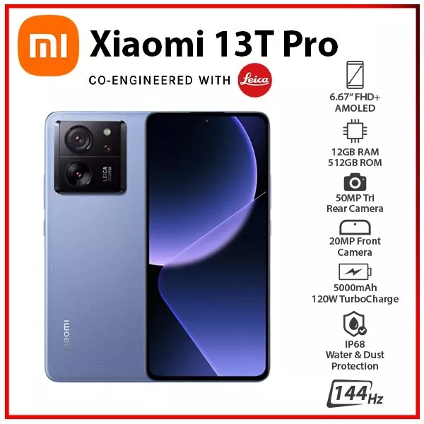 Xiaomi 11T Pro 5G (RAM 8GB, 128GB) 6.67FHD+108MP Camera Dual SIM Unlocked  Phone