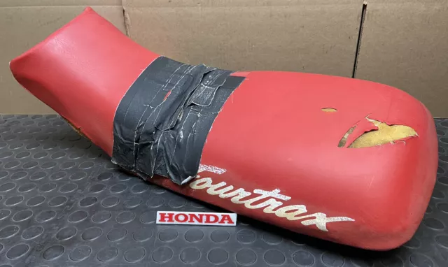 Honda Trx300Ex Trx 300Ex Used Seat Fourtrax Sportrax Red Cover