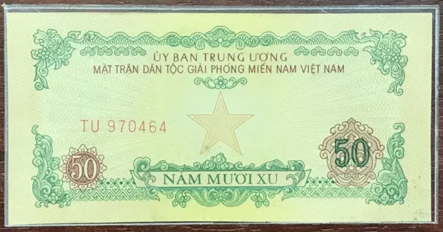 [6569] Vietnam 50 XU 1963 VF XF banknote notestamps