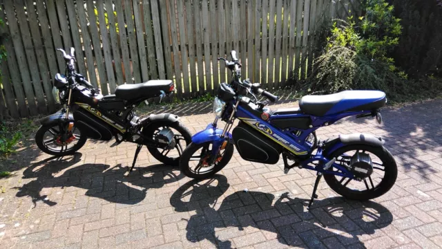 FOLDABLE USED electric moped with sports booster for repair