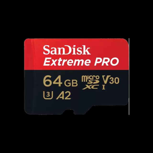 SanDisk 64GB Extreme PRO microSDHC UHS-I Memory Card - SDSQXCU-064G-GN6MA