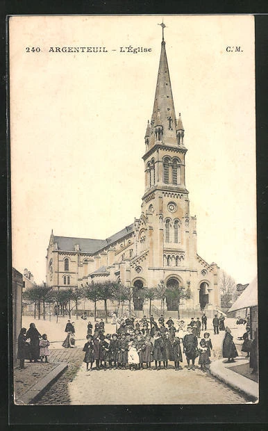 CPA Argenteuil, L´Eglise