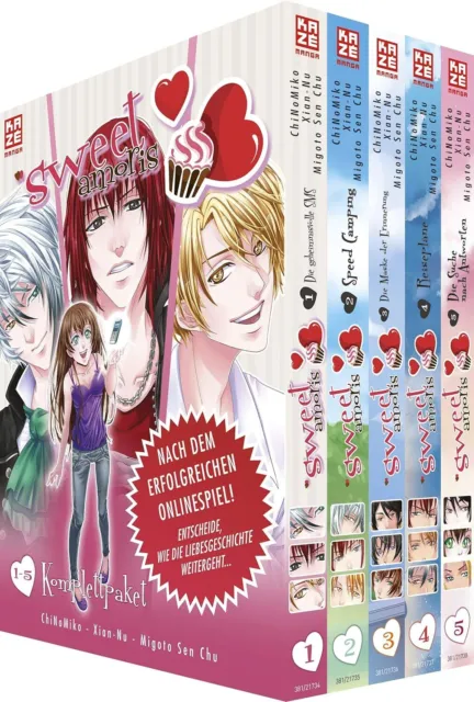 Manga Sammlung: Sweet Amoris - Komplettpaket (5 Bücher) von Migoto Sen Chu