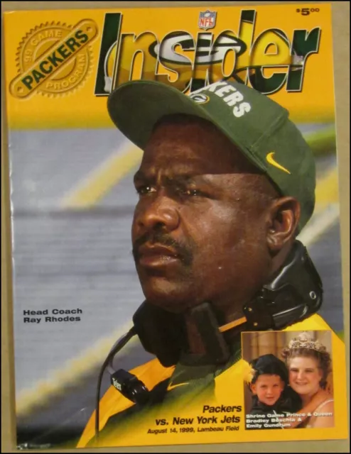 8/14/1999 NFL Insider Program Green Bay Packers vs Jets Shrine Game Ray Rhodes