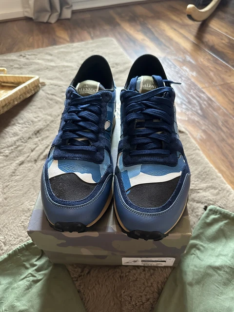 Valentinos online blue camo