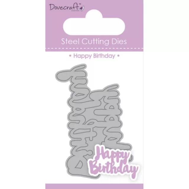 Dovcraft Schneideschablone Happy Birthday Stanze Geburtstag Scrapbooking